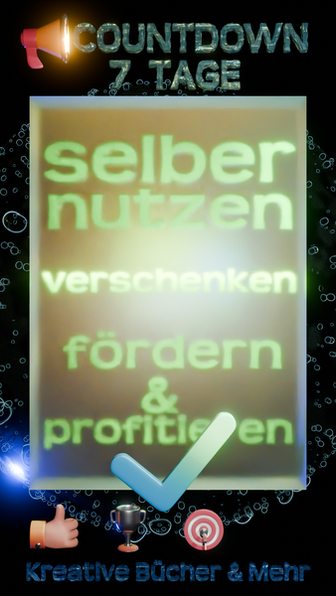 selber nutzen - verschenken - fördern & profitieren - all das geht mit dem neuen Kreativbuch